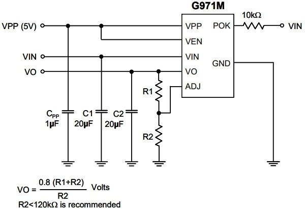 Микросхема G971MF11U