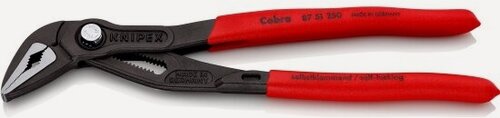 Изображение товара Клещи переставные Knipex KN-8751250SB COBRA® ES, 32 мм (1 1/4"), 250 мм, пластиковые рукоятки