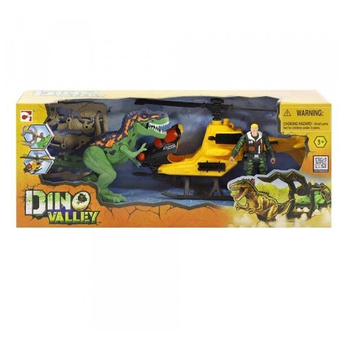 фото Игровой набор chap mei «охотник на вертолете» dino valley