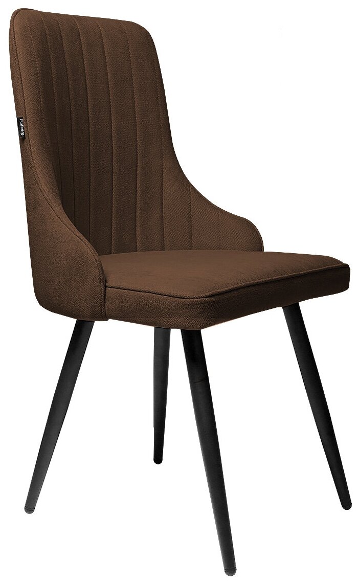 Комплект стульев для кухни и гостиной Ridberg Лондон Wool (Рогожка, кофе) для гостиной, для дома, для кухни, 2 шт - фотография № 12