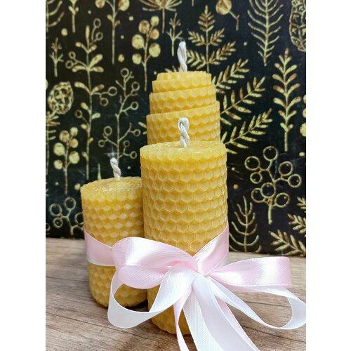 Свечи из натуральной вощины ручной работы