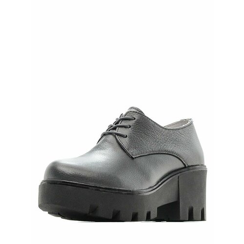 фото Полуботинки allee, размер 39, серебряный