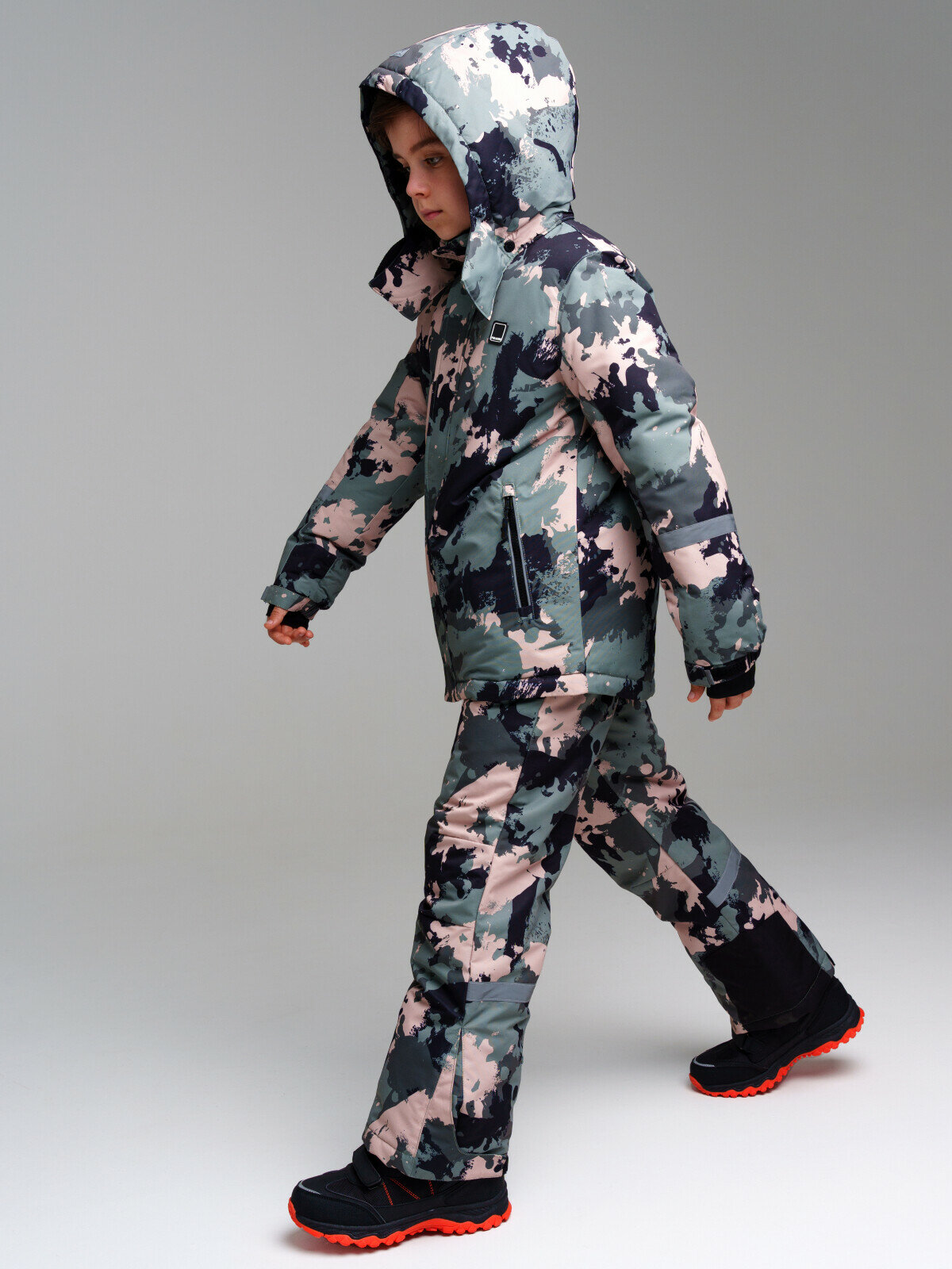 Комплект верхней одежды playToday размер 128  бежевый