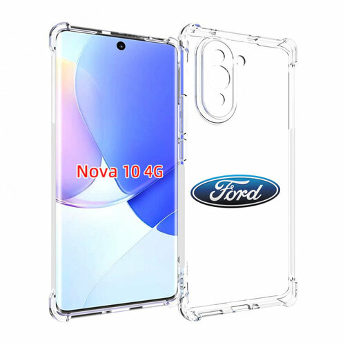 Чехол MyPads ford-3 мужской для Huawei Nova 10 задняя-панель-накладка-бампер