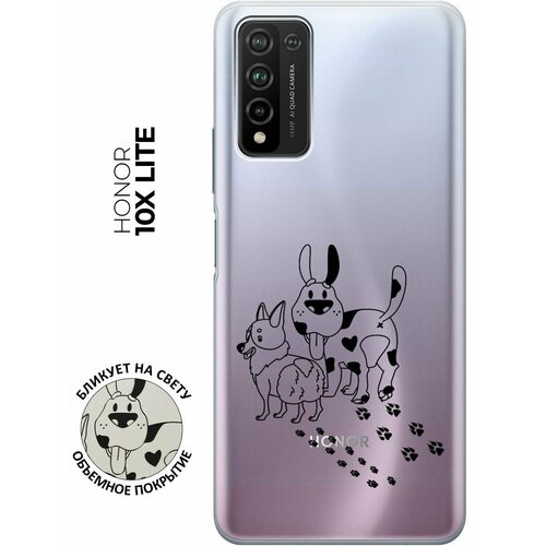 RE: PA Чехол - накладка Transparent для Honor 10x Lite с 3D принтом Funny doggies re pa чехол накладка transparent для honor 10x lite с 3d принтом i love you