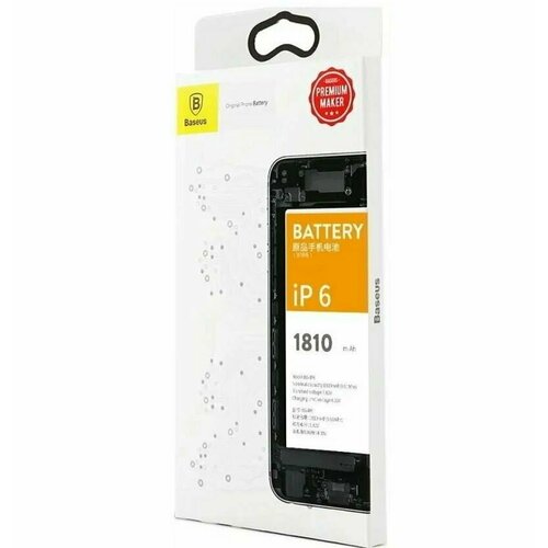 Аккумулятор Baseus Phone Battery 1810mAh для iPhone 6 ACCB-AIP6 1200₽
