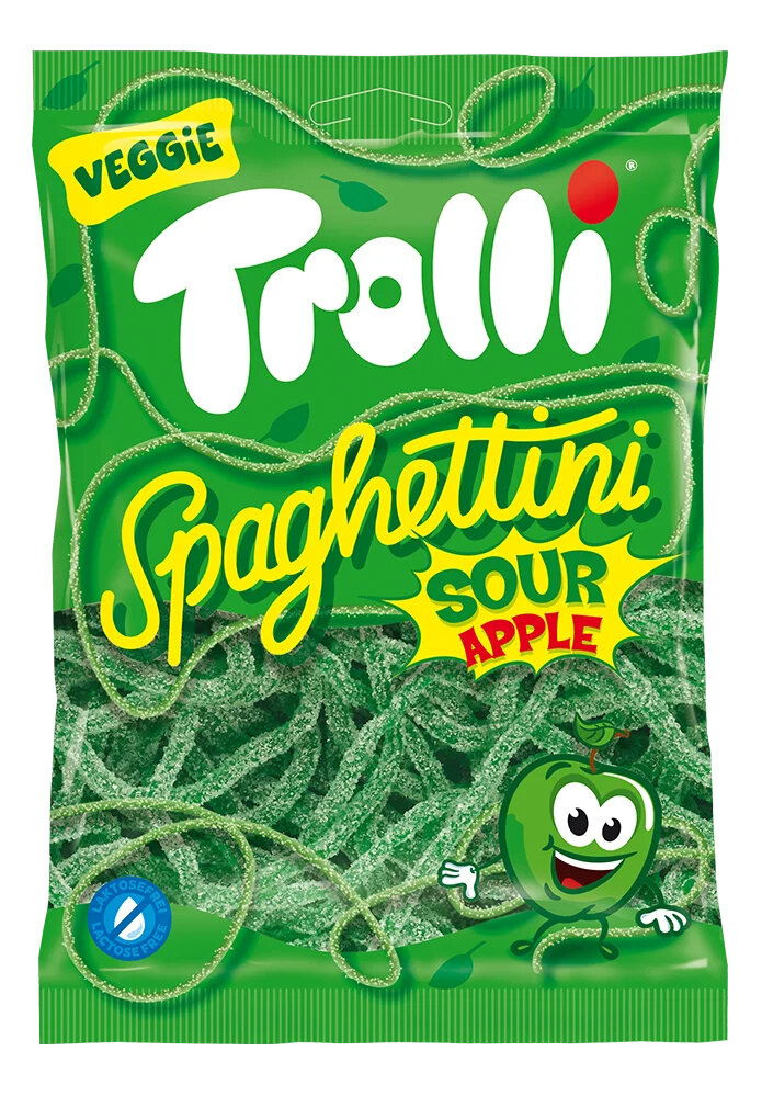 Мармелад жевательный "Спагетти со вкусом яблока" 100гр TROLLI/Германия