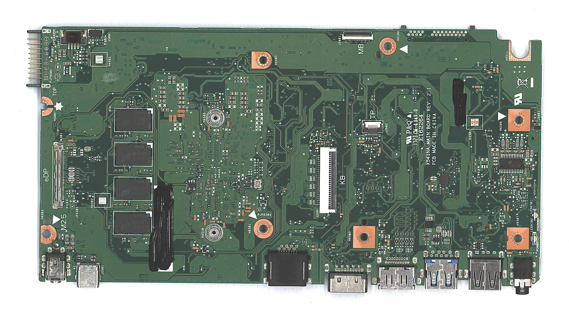 Материнская плата Asus X541MA Rev.2.1 2Gb N3350 SR2Z7 — фото 4
