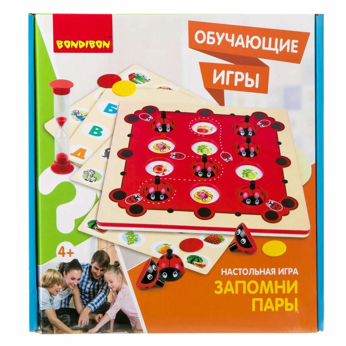 Игра обучающая, настольная "ЗАПОМНИ ПАРЫ" (ВВ3623) Bondibon - фото №17