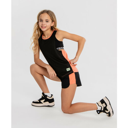 фото Шорты button blue, размер 152, черный