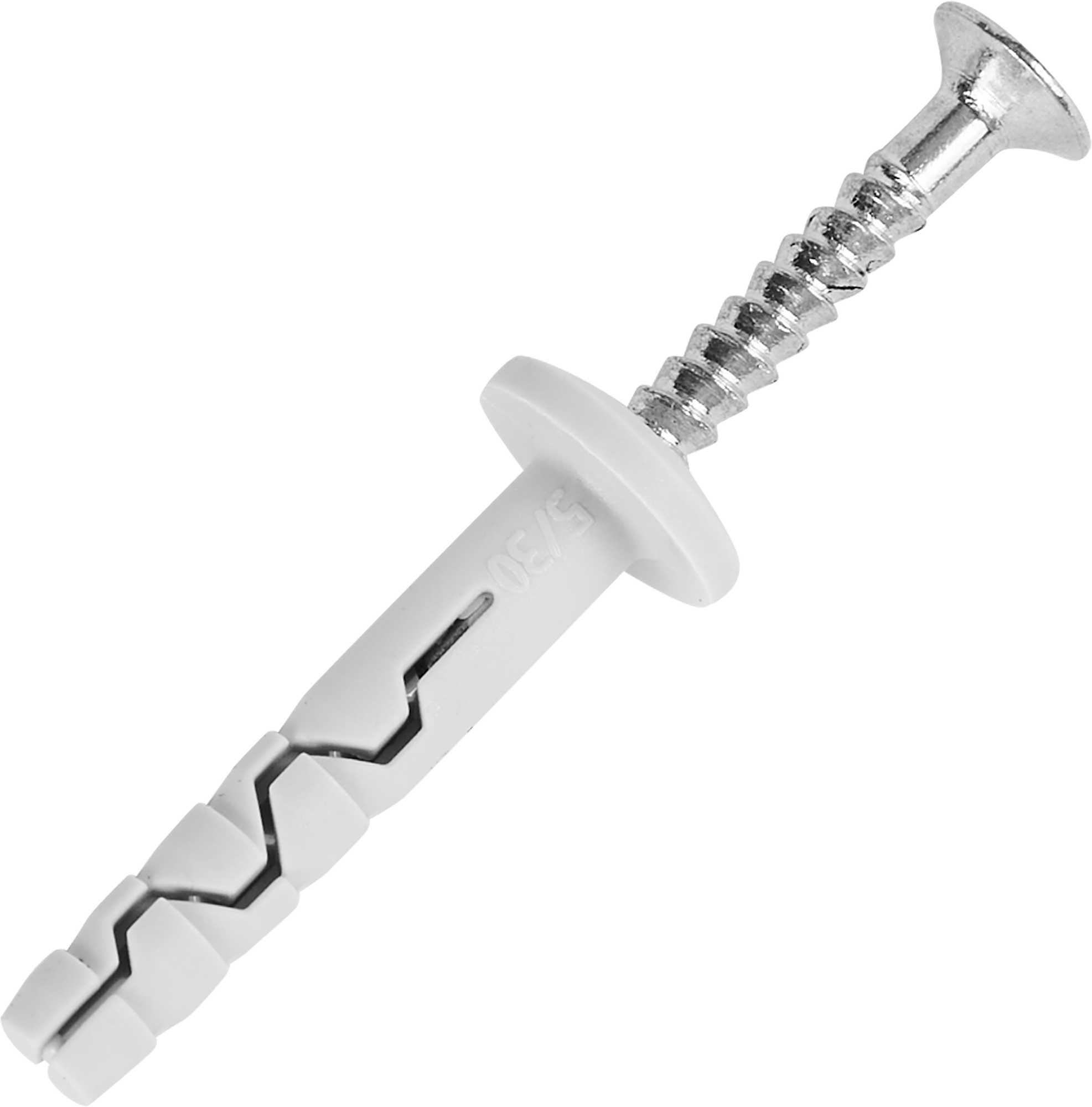 фото Дюбель-гвоздь Standers с грибовидным бортиком нейлоновый серый 5x30 мм 50 шт.