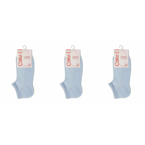 фото Носки conte elegant, 3 уп., размер 25, фиолетовый