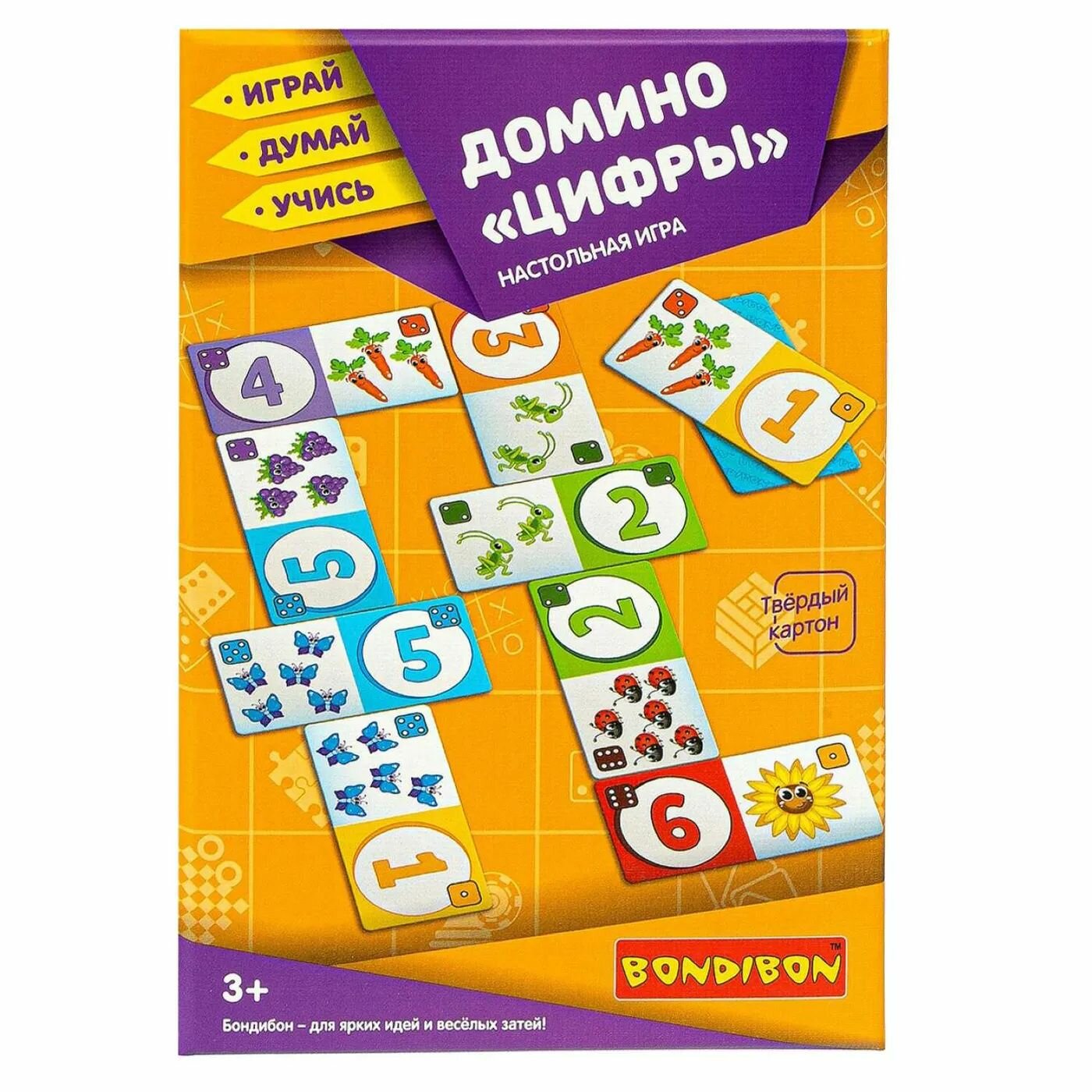 Настольная игра Домино "Цифры" (ВВ3902) Bondibon - фото №17