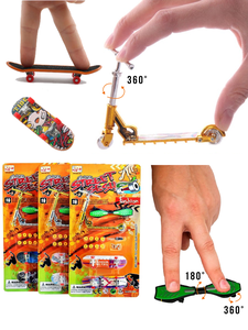 Набор фингер самокат для пальцев, 2 фингер скейта для пальцев, роллерсерф для пальцев детский, 012-13. х