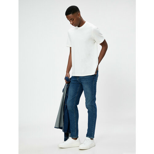 фото Джинсы koton, размер 31/30, синий