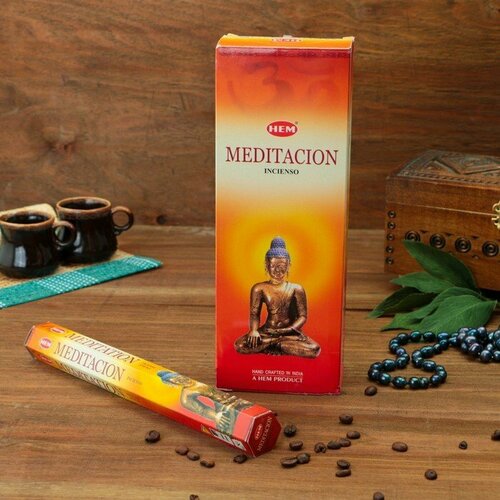 Благовония HEM Meditation. Медитация, шестигранник (комплект из 15 шт) благовония hem meditation медитация шестигранник