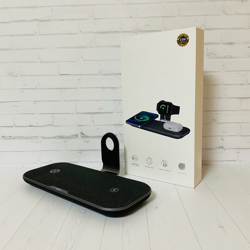 Б/У и уценка Беспроводное зарядное устройство 3 в 1 для телефонов ...