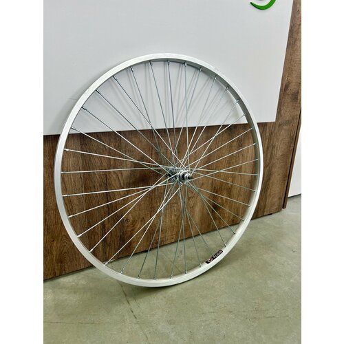 фото Переднее усиленное колесо 28” алюминиевый обод, для городского велосипеда, 36 спиц trix