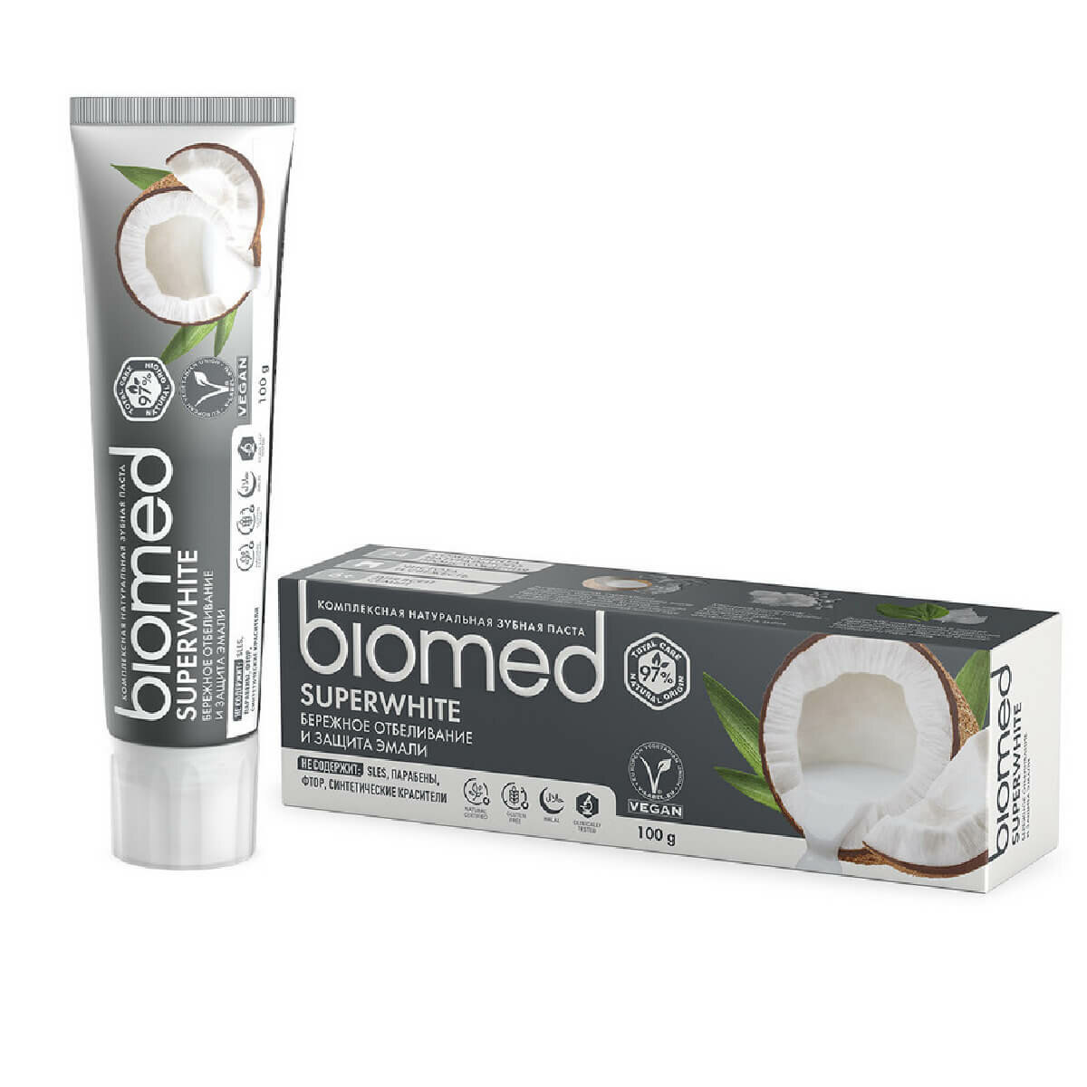 Biomed Зубная паста Superwhite, 100 г, Biomed