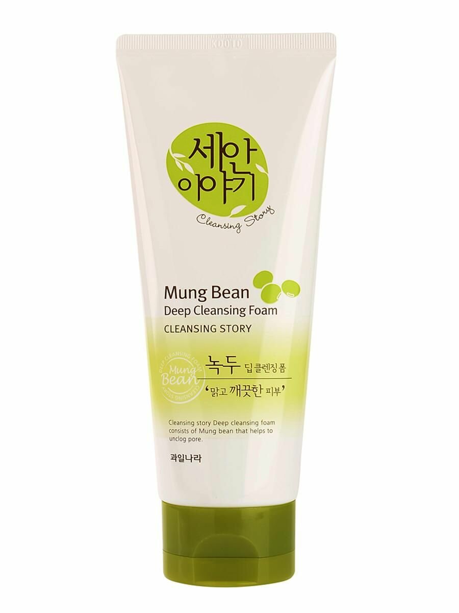 Пенка для умывания Cleansing Story Foam Cleansing (Mung beans)120гр, WELCOS