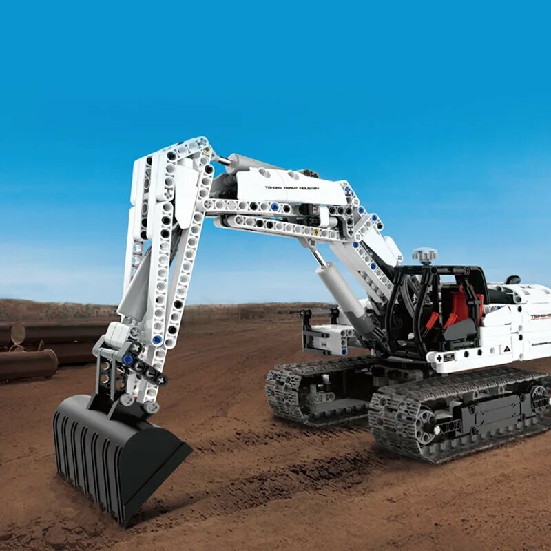 Конструктор Onebot Excavator Building Blocks Экскаватор 980 деталей