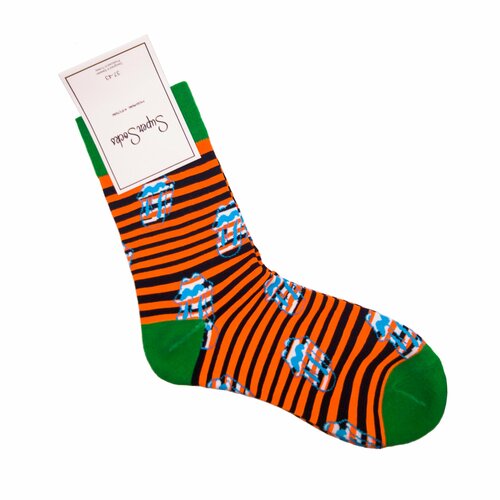 фото Носки super socks, размер 37-43, оранжевый