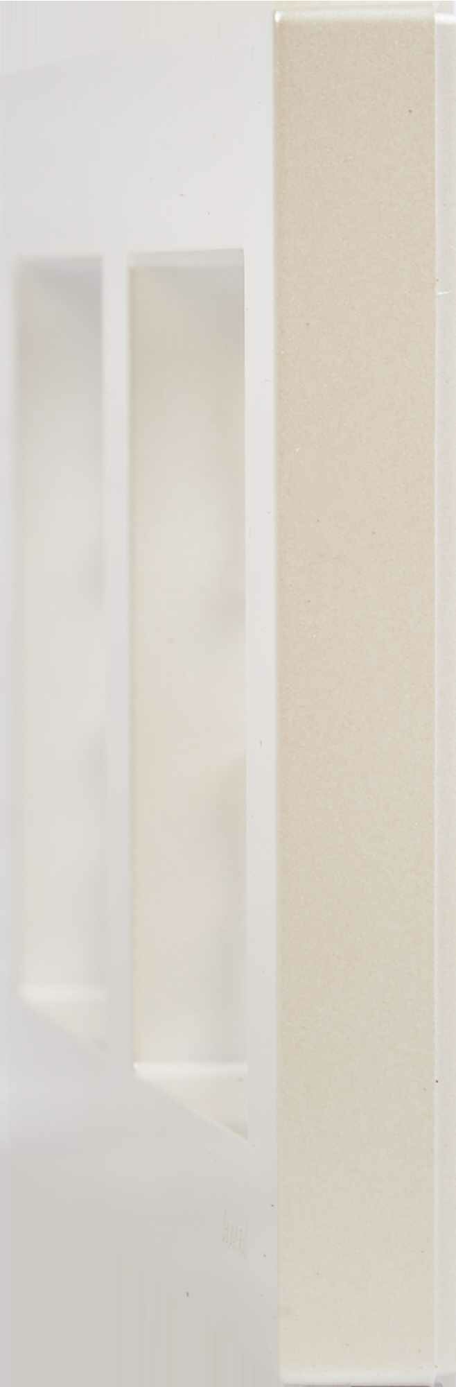 Рамка для розеток и выключателей Lezard Vesna 2 поста горизонтальная цвет жемчужный белый перламутровый - фото №6