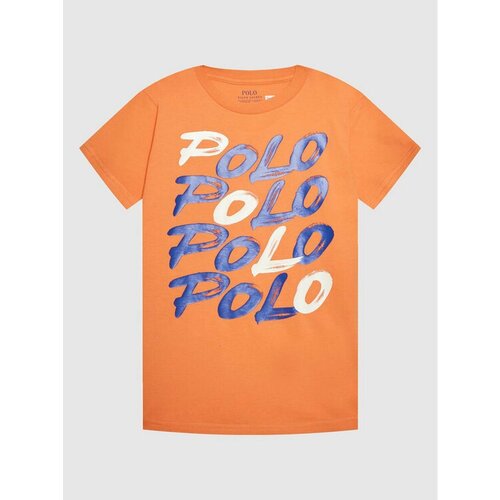 Футболка Polo Ralph Lauren, размер 6Y [METY], оранжевый