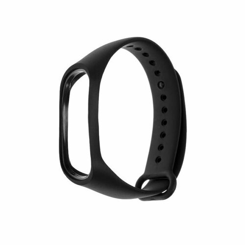 Ремешок для фитнес-браслета Mi Band 3/4 LuazON, (комплект из 14 шт) черный