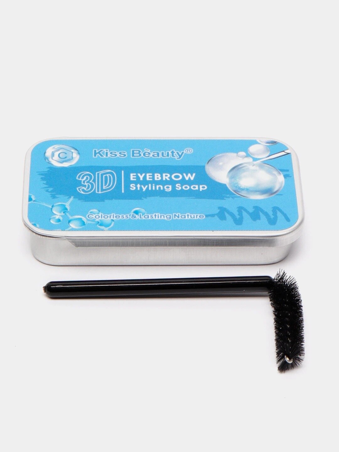 фото Фиксирующий гель/мыло/воск для укладки бровей с экстрактом розы 3D Styling Soap 10 г