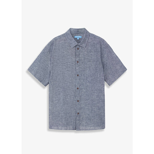 Рубашка Funday, размер 158, синий пижама алтекс рубашка шорты застежка пуговицы короткий рукав размер 52 мультиколор