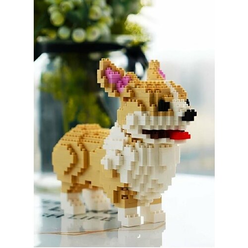 Конструктор 3D из миниблоков RTOY Любимые собачки Корги Принц 950 элементов - JM6618-7