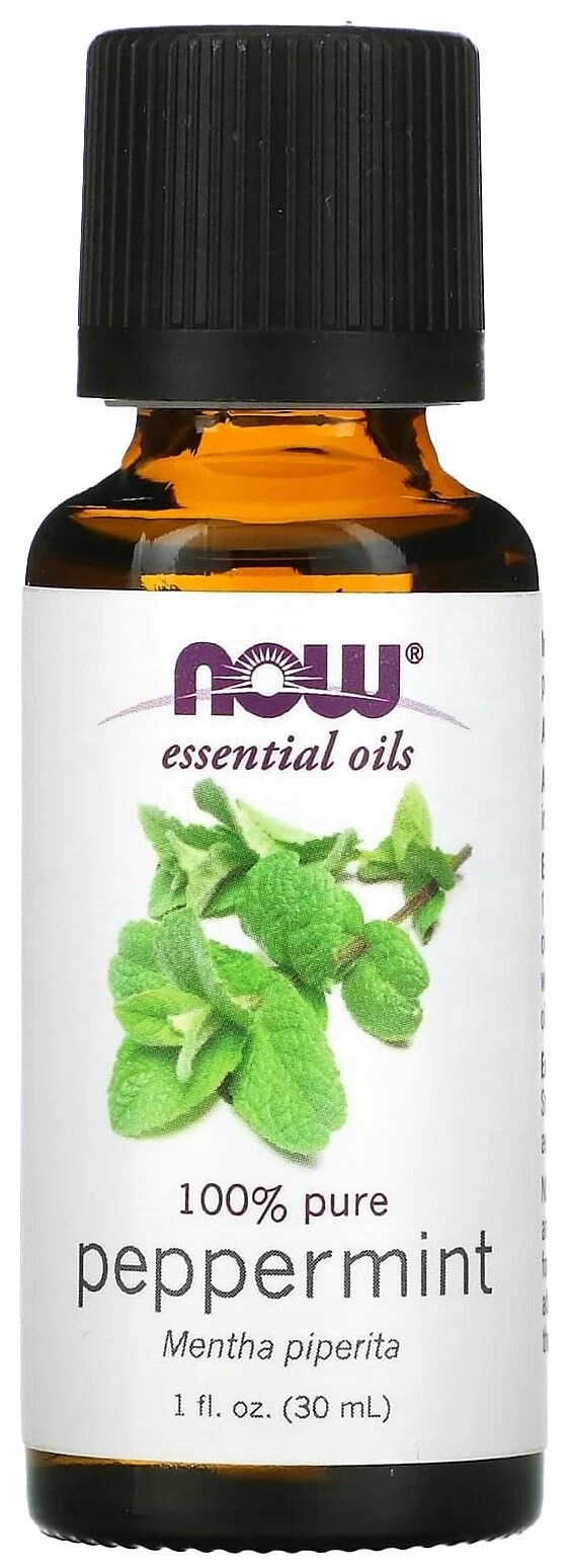 Now Foods, Peppermint Oil, эфирное масло, мята перечная, 30 мл