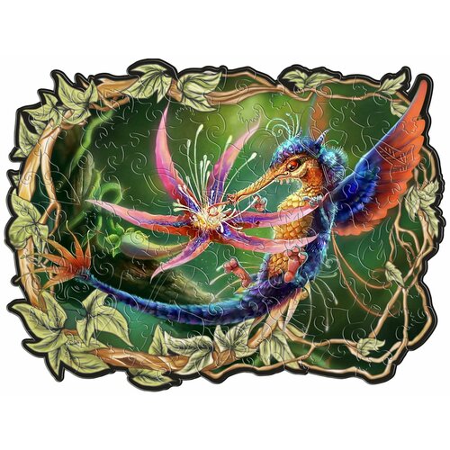 Пазл Эльфийский фигурный Фантастическая птица (100 элементов)