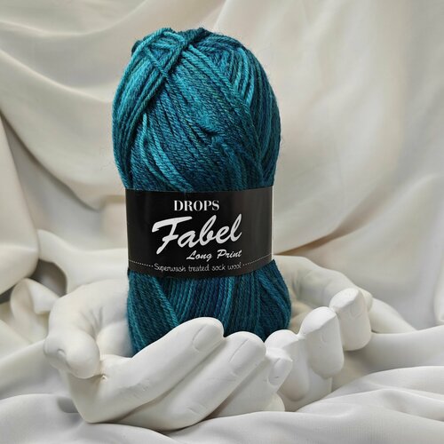 Пряжа Drops Fabel - 75% шерсть, 25% полиамид 1 моток №918