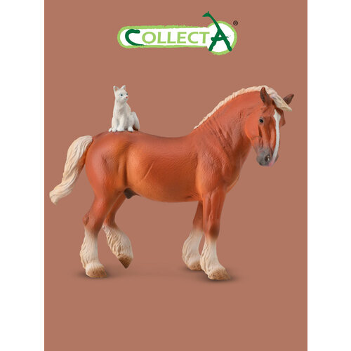 Фигурка животного Collecta, Лошадь с кошкой
