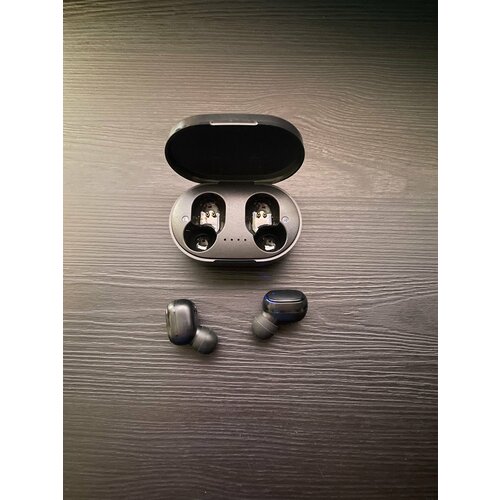 Беспроводные TWS наушники MiPods A6S PRO bluetooth наушники для смартфона зарядный кейс черный 550₽