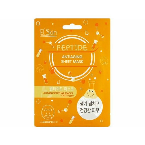 Антивозрастная маска для лица El skin Peptide Antiaging Sheet Mask