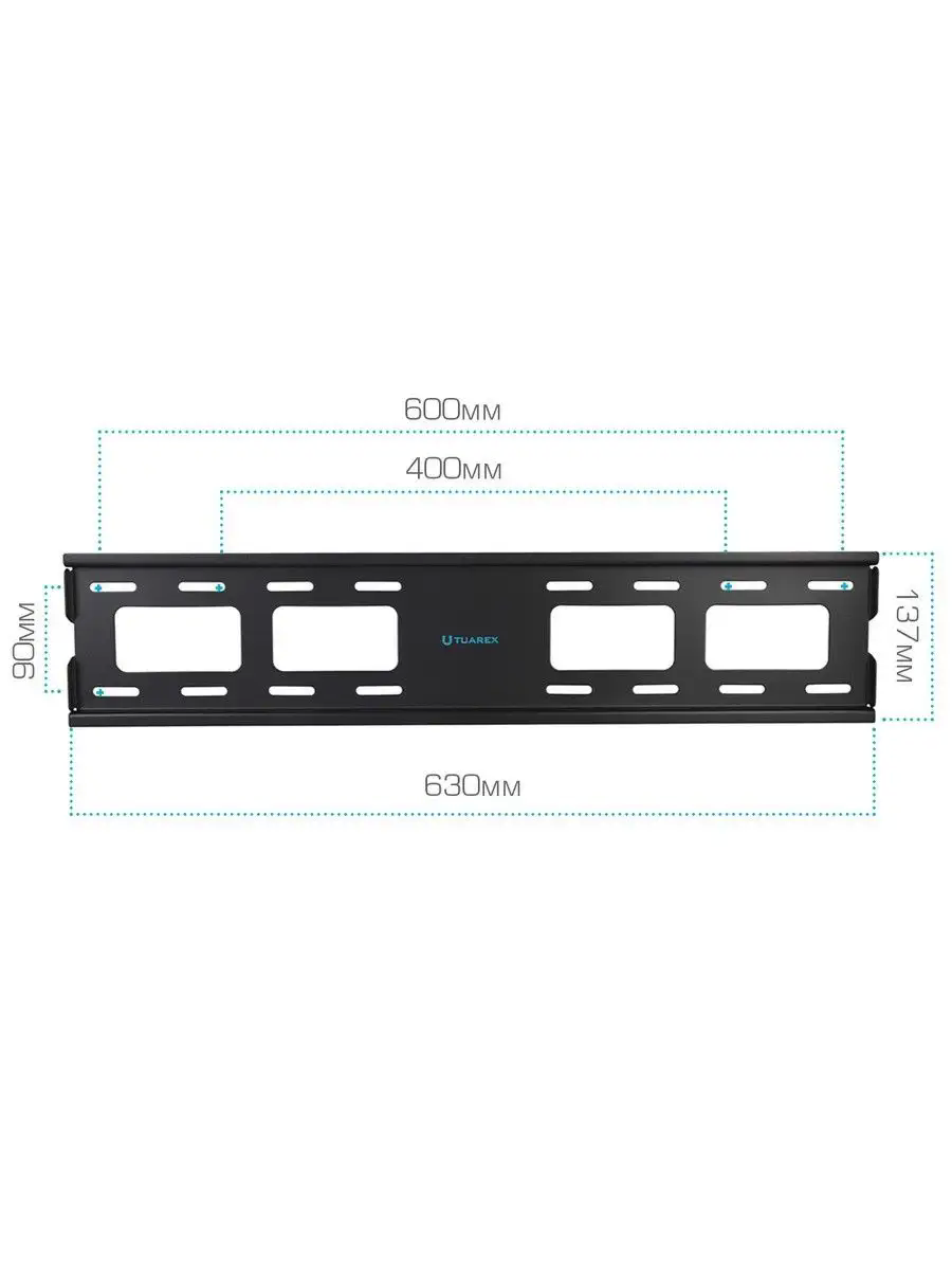 Кронштейн Tuarex OLIMP-202 black, настенный для TV 32"-90"? от стены 48мм, наклон ±15, нагрузка макс 45 кг, VESA 600x400 - фото №19
