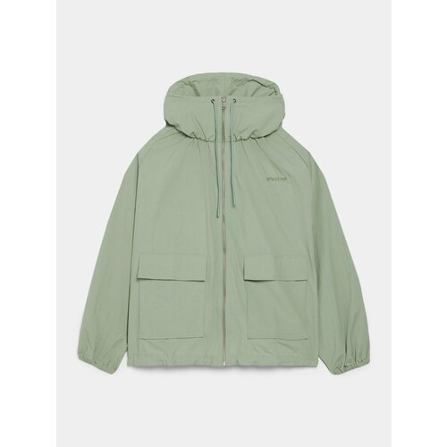 фото Ветровка afield out river oversized windbreaker, размер l, зеленый
