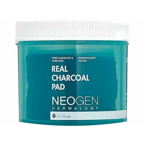 отшелушивающие диски для лица neogen real charcoal pad 60 шт Отшелушивающие диски для лица Neogen REAL CHARCOAL PAD