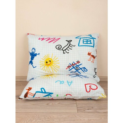 Наволочки детские 50х70 детские на молнии 2 штуки 560₽