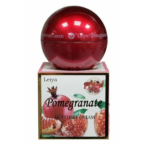 Leiya Крем для лица, Pomegranate Moisture Cream, Омолаживающий, 85 гр