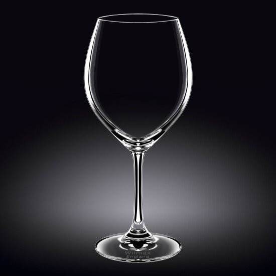 Набор Wilmax England из 6-ти бокалов для вина 620 мл Crystalline