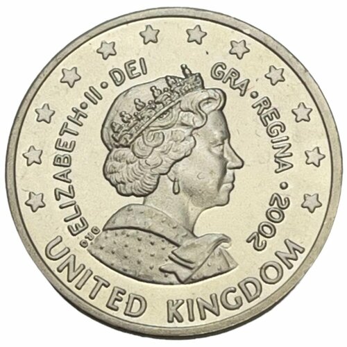 Великобритания 5 евроцентов 2002 г. (Проба) (Ag) клуб нумизмат монета 5 евро ватикана 2002 года серебро иоанн павел ii