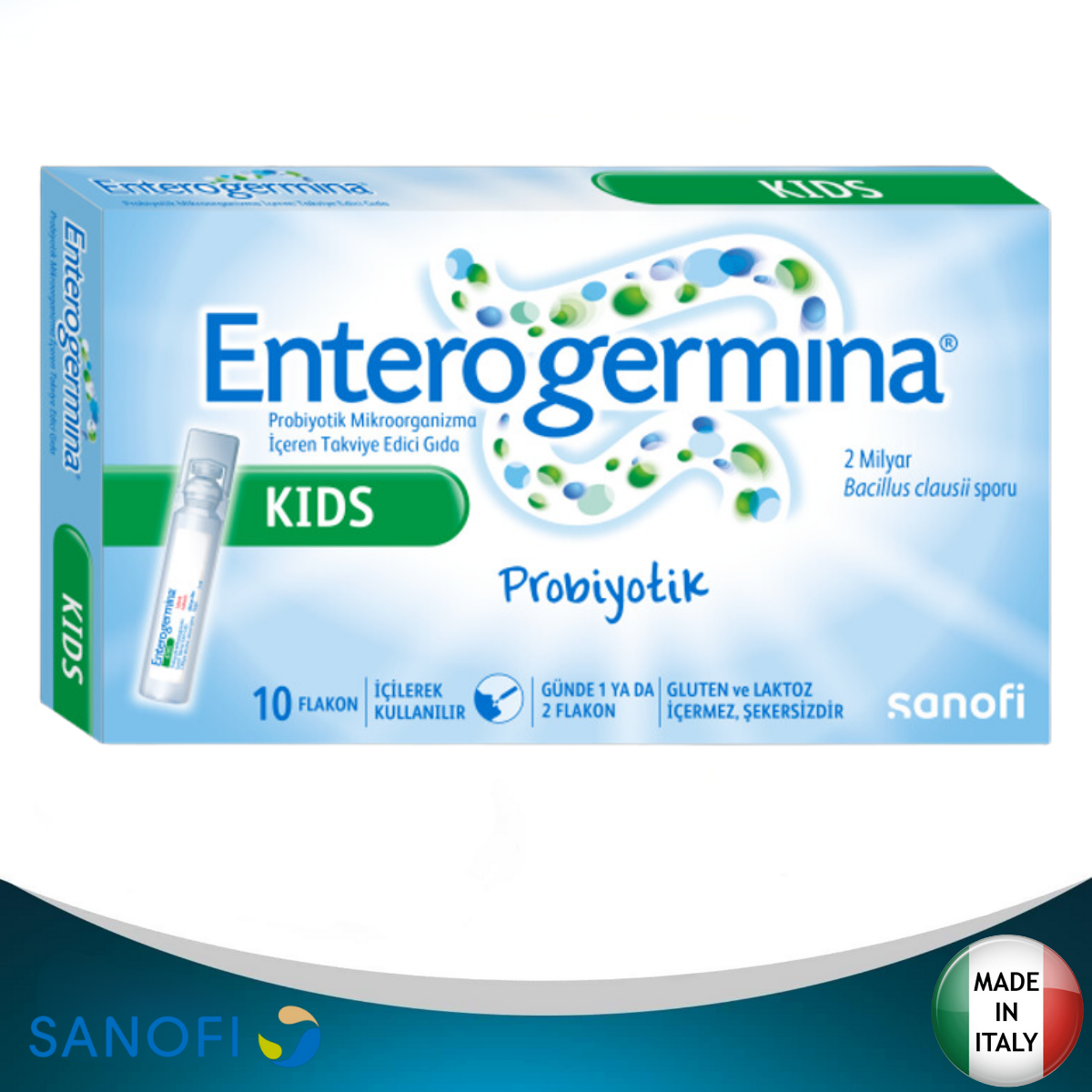 Enterogermina Kids 5 мл х 10 флаконов