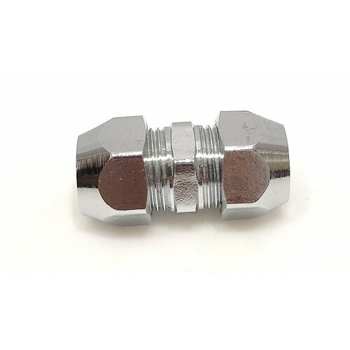 Соединение цанговое Remer 10 х 10 мм хром 125D 390₽