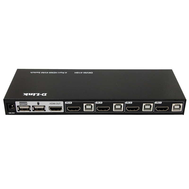 D-Link DKVM-410H/A2A, 4-портовый KVM-переключатель с портами HDMI и USB (DKVM-410H/A2A) - фото №15