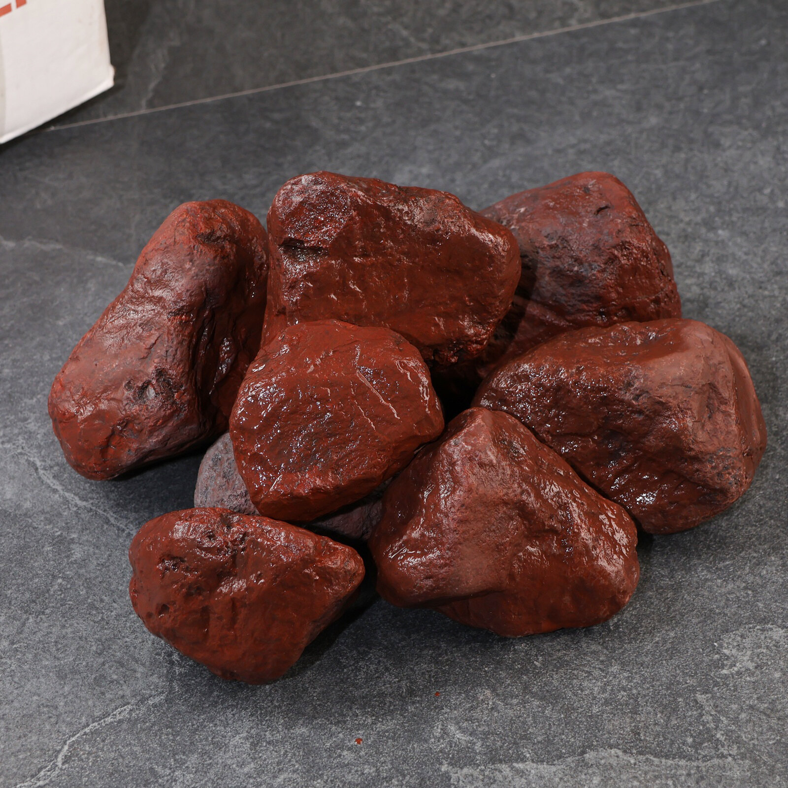Камень для бани "Яшма" сургучная галтованная 20 кг 10445772