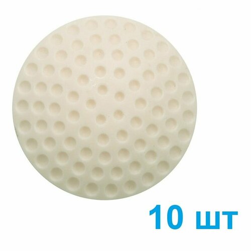 Протектор настенный набор 10 шт молочный Защитные силиконовые накладки от сколов и повреждений защита от ударов дверной ручки 581₽